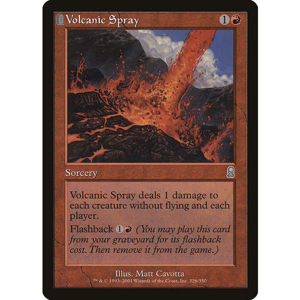Magic: The Gathering Volcanic Spray (226) Lightly Played