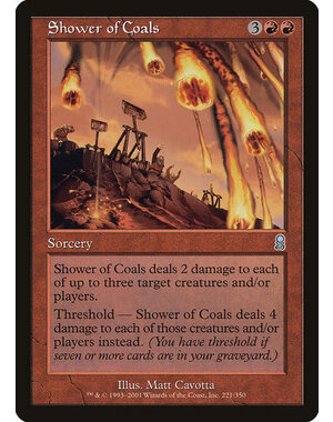 Magic: The Gathering Shower of Coals (221) Near Mint