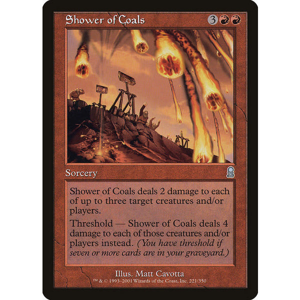 Magic: The Gathering Shower of Coals (221) Near Mint