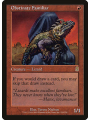 Magic: The Gathering Obstinate Familiar (210) Lightly Played