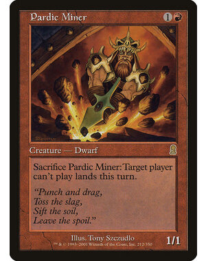 Magic: The Gathering Pardic Miner (212) Lightly Played