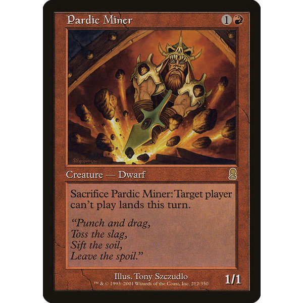 Magic: The Gathering Pardic Miner (212) Lightly Played