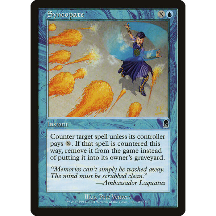 Magic: The Gathering Syncopate (103) Moderately Played