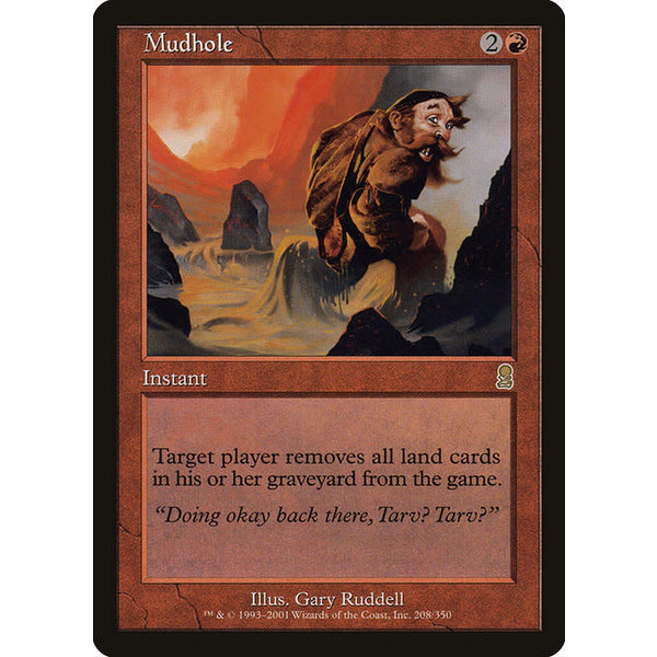 Magic: The Gathering Mudhole (208) Lightly Played