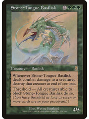 Magic: The Gathering Stone-Tongue Basilisk (276) Lightly Played