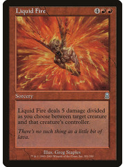 Magic: The Gathering Liquid Fire (201) Lightly Played