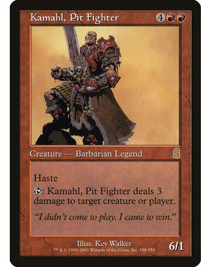 Magic: The Gathering Kamahl, Pit Fighter (198) Lightly Played