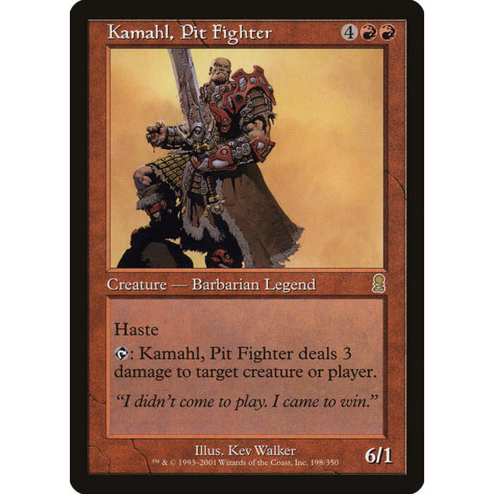 Magic: The Gathering Kamahl, Pit Fighter (198) Lightly Played