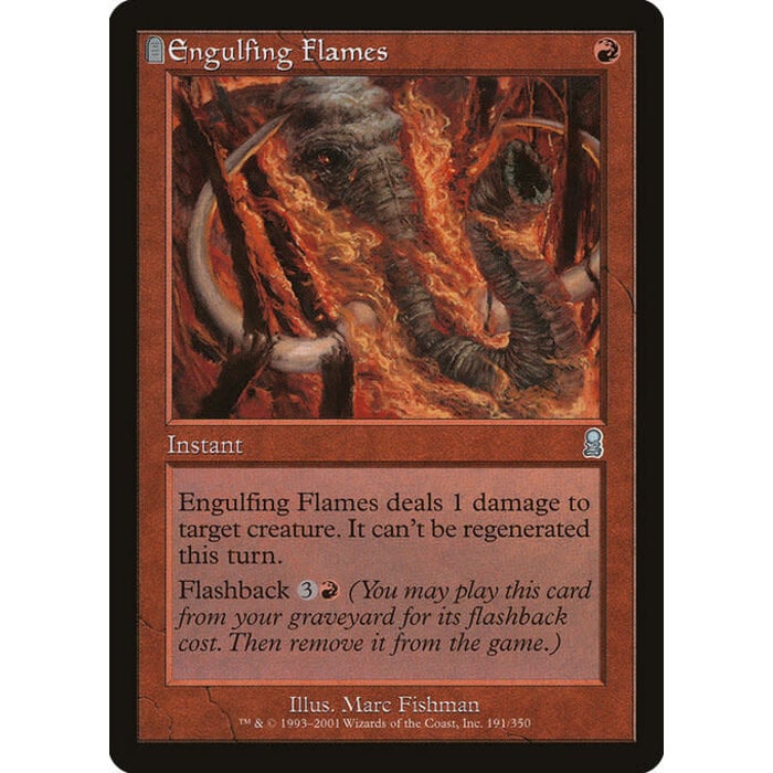 Magic: The Gathering Engulfing Flames (191) Lightly Played