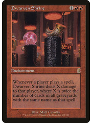 Magic: The Gathering Dwarven Shrine (187) Lightly Played