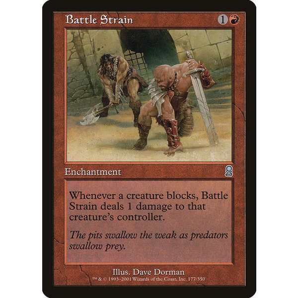 Magic: The Gathering Battle Strain (177) Lightly Played