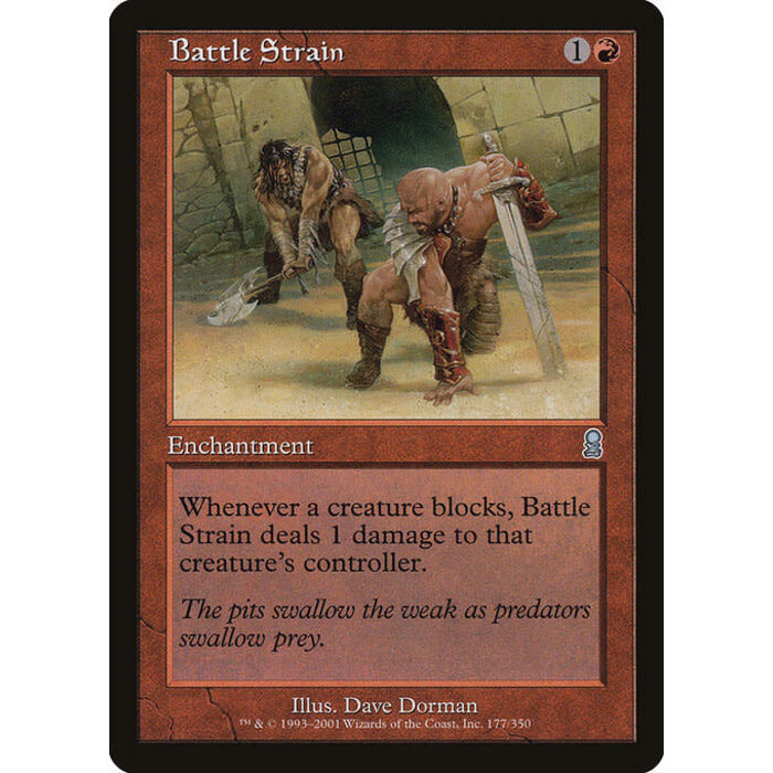 Magic: The Gathering Battle Strain (177) Lightly Played