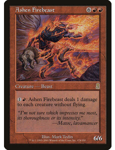 Magic: The Gathering Ashen Firebeast (174) Lightly Played