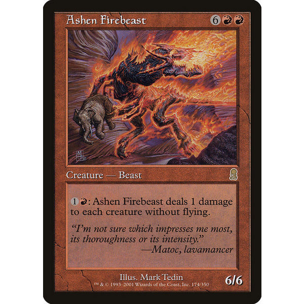 Magic: The Gathering Ashen Firebeast (174) Lightly Played