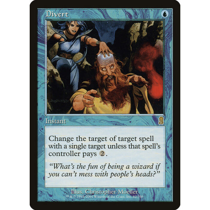 Magic: The Gathering Divert (082) Heavily Played