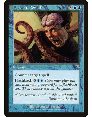 Magic: The Gathering Fervent Denial (086) Lightly Played