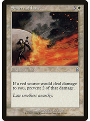 Magic: The Gathering Sphere of Law (050) Lightly Played