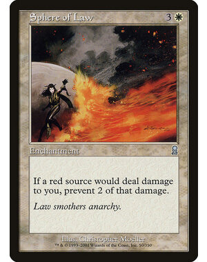 Magic: The Gathering Sphere of Law (050) Lightly Played