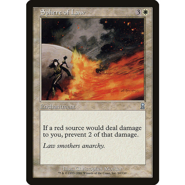 Magic: The Gathering Sphere of Law (050) Lightly Played