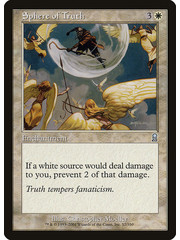 Magic: The Gathering Sphere of Truth (052) Lightly Played