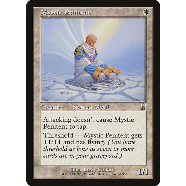 Magic: The Gathering Mystic Penitent (034) Lightly Played