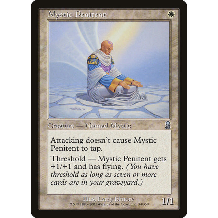Magic: The Gathering Mystic Penitent (034) Lightly Played