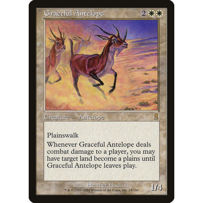 Magic: The Gathering Graceful Antelope (024) Lightly Played