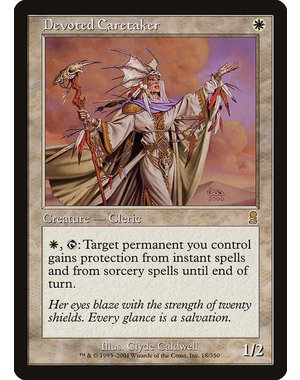 Magic: The Gathering Devoted Caretaker (018) Moderately Played