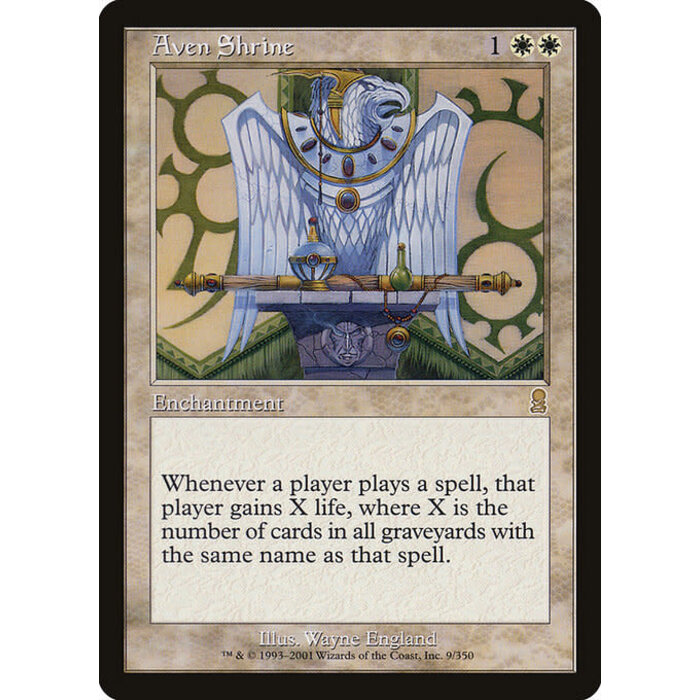 Magic: The Gathering Aven Shrine (009) Lightly Played