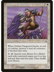 Magic: The Gathering Defiant Vanguard (007) Heavily Played Foil