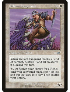 Magic: The Gathering Defiant Vanguard (007) Heavily Played Foil