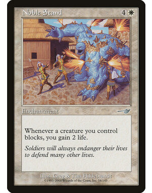 Magic: The Gathering Noble Stand (014) Lightly Played