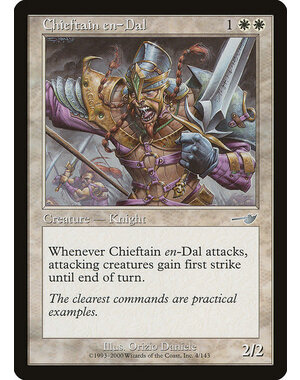 Magic: The Gathering Chieftain en-Dal (004) Lightly Played
