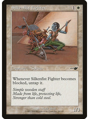 Magic: The Gathering Silkenfist Fighter (019) Lightly Played Foil