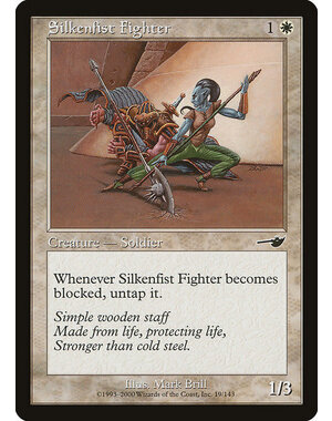 Magic: The Gathering Silkenfist Fighter (019) Lightly Played Foil