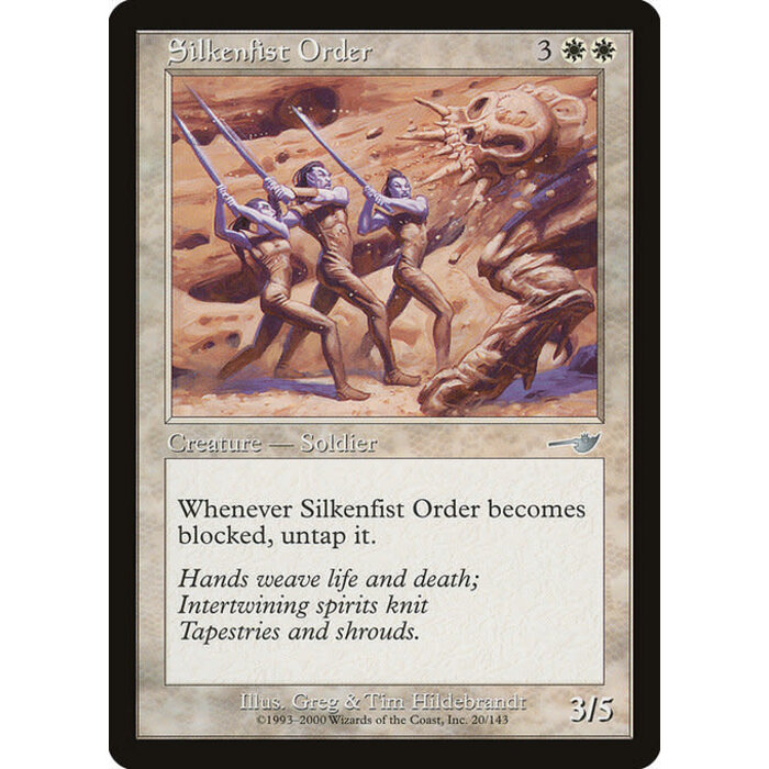 Magic: The Gathering Silkenfist Order (020) Lightly Played