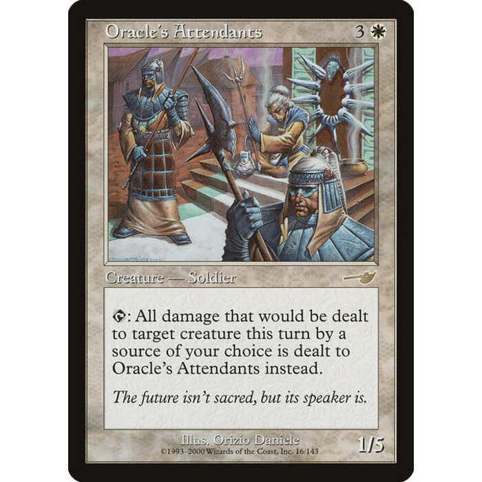 Magic: The Gathering Oracle's Attendants (016) Lightly Played