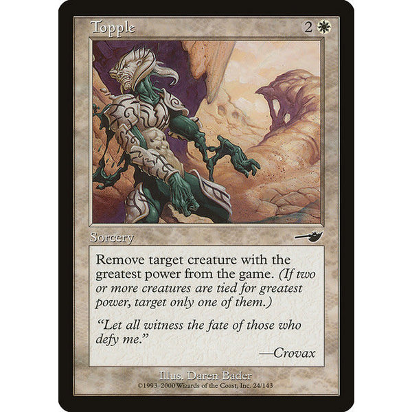 Magic: The Gathering Topple (024) Lightly Played