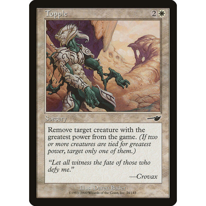 Magic: The Gathering Topple (024) Lightly Played