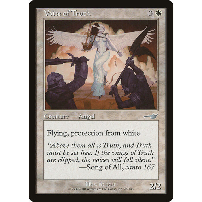 Magic: The Gathering Voice of Truth (025) Lightly Played