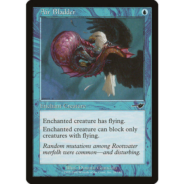 Magic: The Gathering Air Bladder (028) Heavily Played Foil