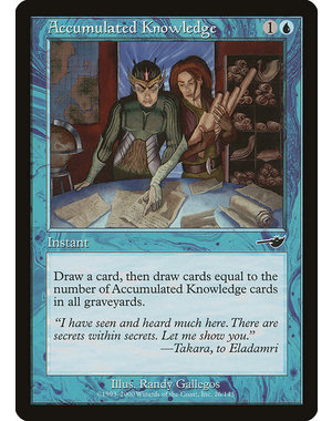 Magic: The Gathering Accumulated Knowledge (026) Moderately Played