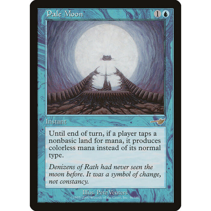 Magic: The Gathering Pale Moon (036) Lightly Played