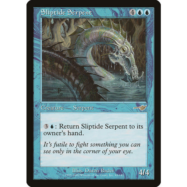 Magic: The Gathering Sliptide Serpent (043) Lightly Played