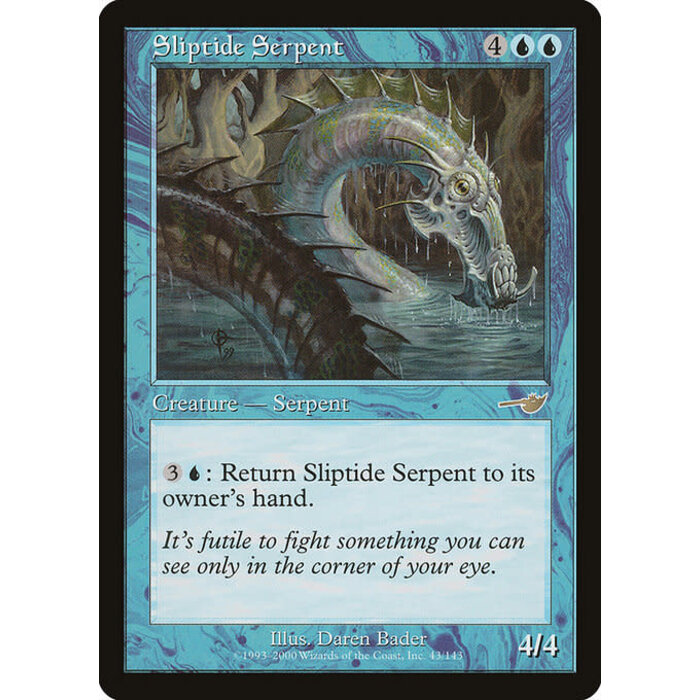 Magic: The Gathering Sliptide Serpent (043) Lightly Played