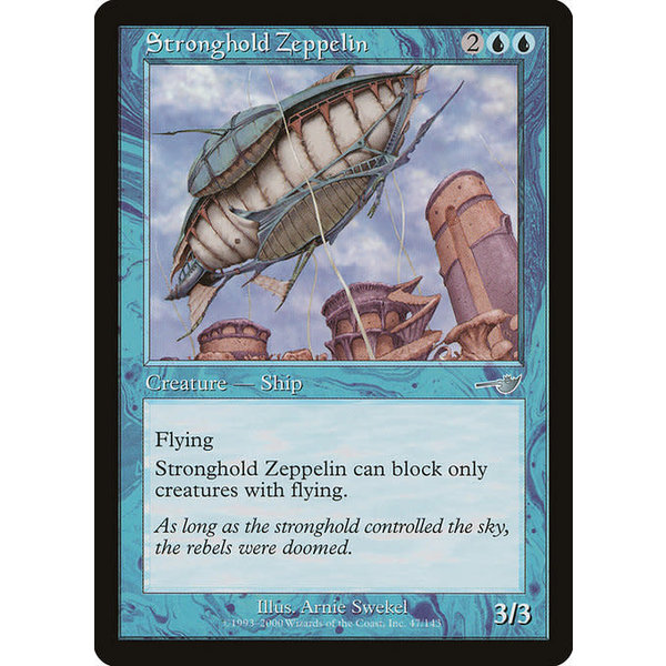 Magic: The Gathering Stronghold Zeppelin (047) Lightly Played