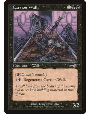Magic: The Gathering Carrion Wall (054) Lightly Played
