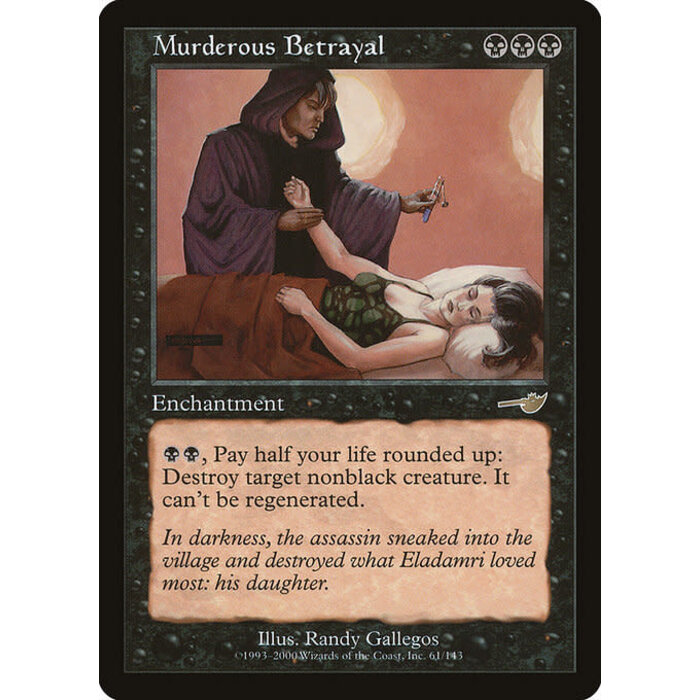 Magic: The Gathering Murderous Betrayal (061) Lightly Played