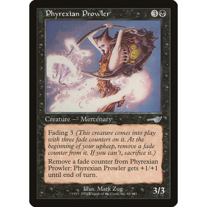 Magic: The Gathering Phyrexian Prowler (065) Lightly Played