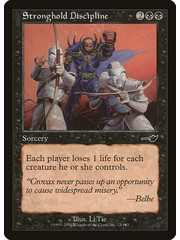 Magic: The Gathering Stronghold Discipline (073) Lightly Played Foil